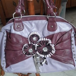 Nicole Lee purple and lavender Handbag